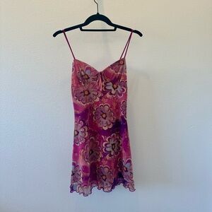 Urban Outfitters Floral Pink Minidress